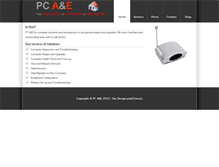 Tablet Screenshot of pcaande.com
